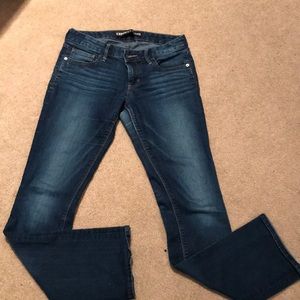Express Jeans Barely Boot Stella Low Rise